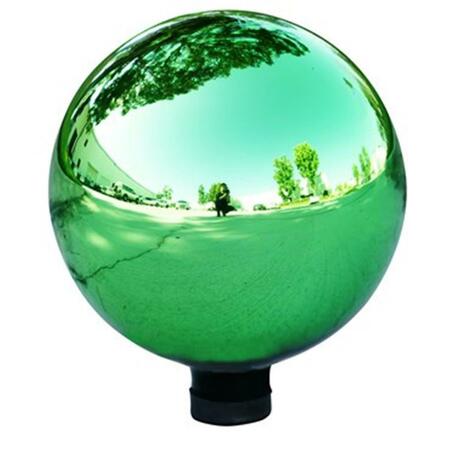 ALPINE Electric Glass Gazing Globe, Green GLB292GN